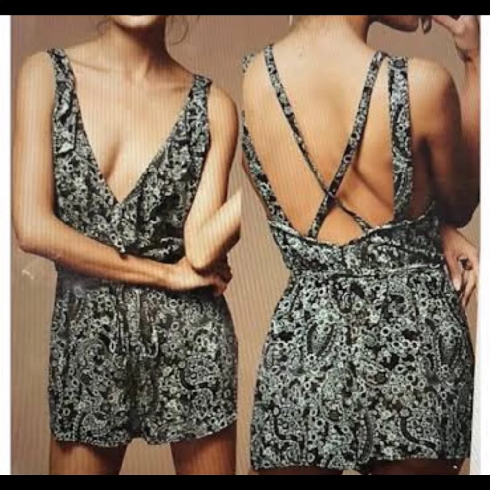 Free People Delfonic Floral Romper
